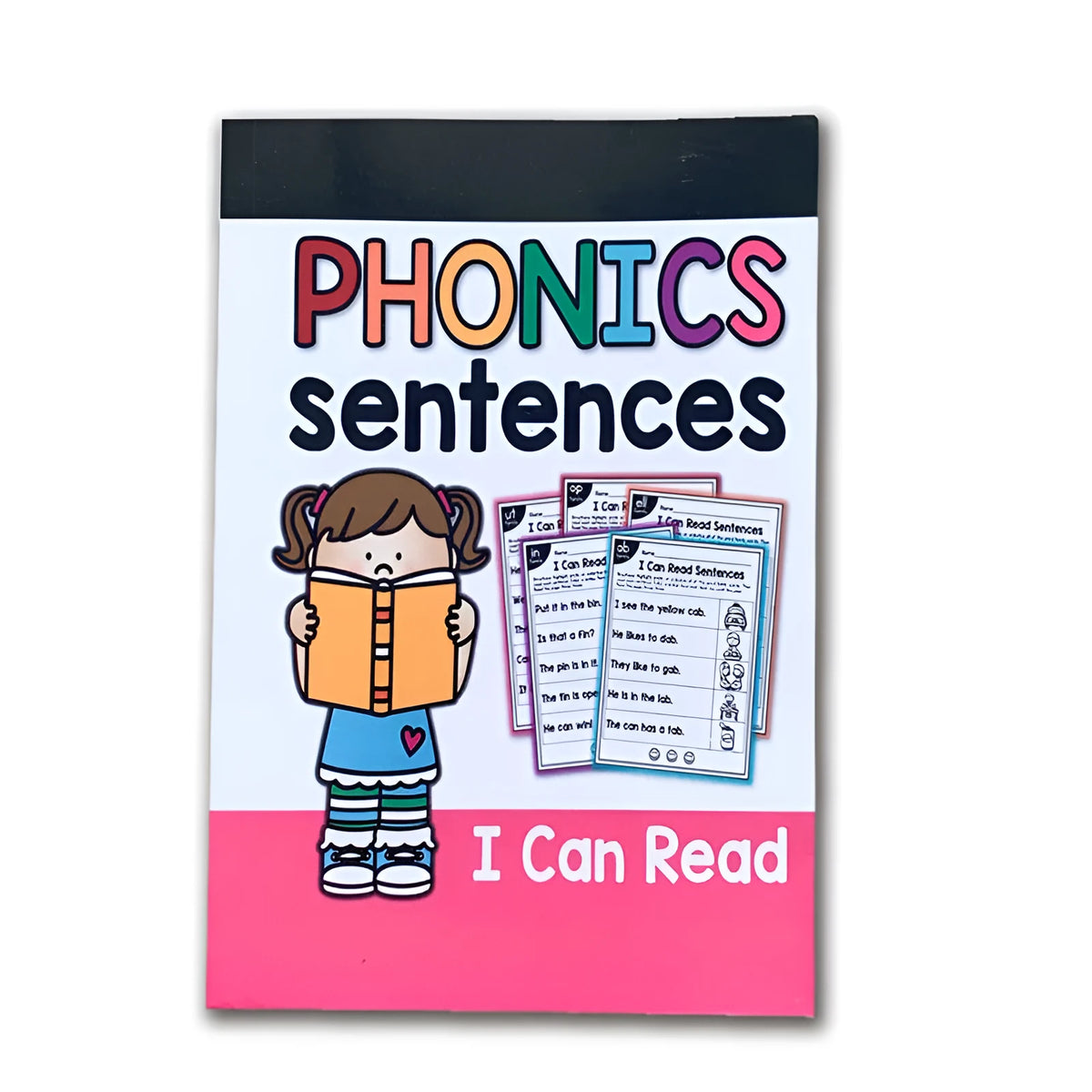 Children's phonics reading worksheet with English language activities for ages 6+