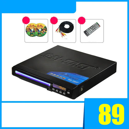 SAST Xianke SA208 portable DVD player with tray loading and USB port