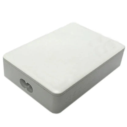 Black and white 60W desktop USB fast charger with indicator light for mobile phones