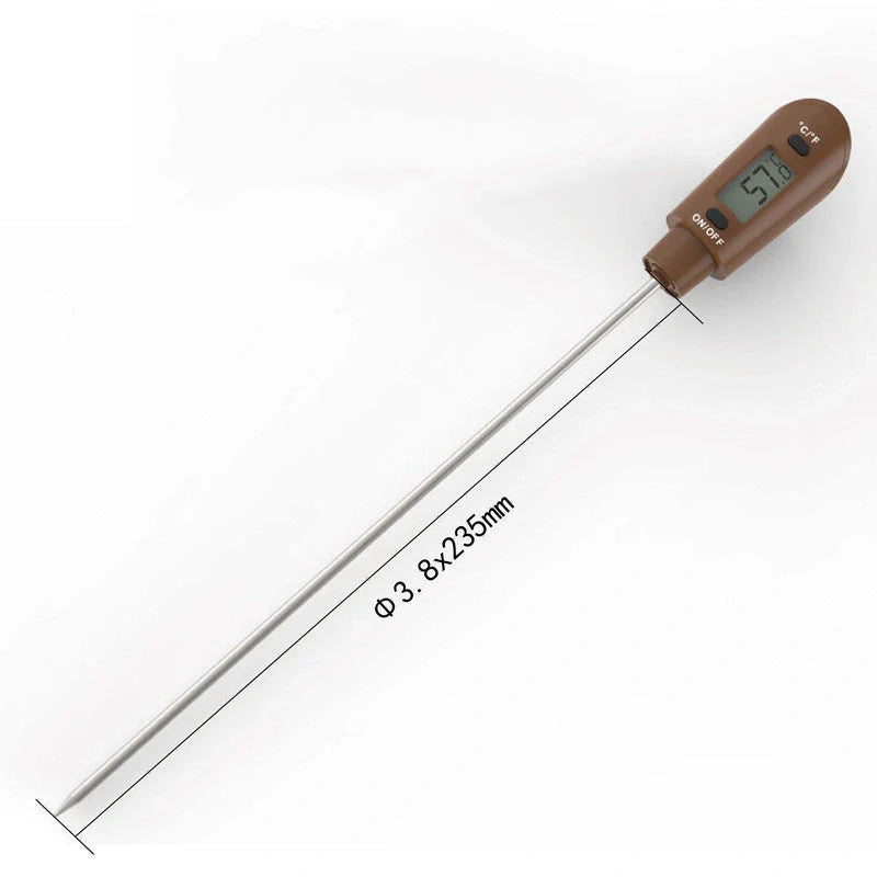 Digital Cooking Thermometer with Silicone Scraper Spatula for precise temperature monitoring