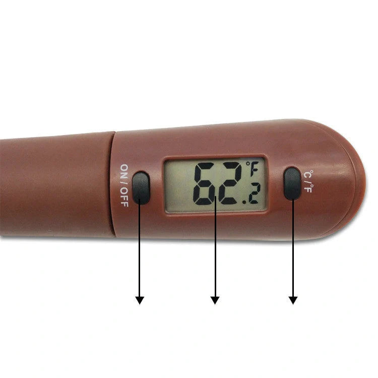 Digital Cooking Thermometer with Silicone Scraper Spatula for precise temperature monitoring
