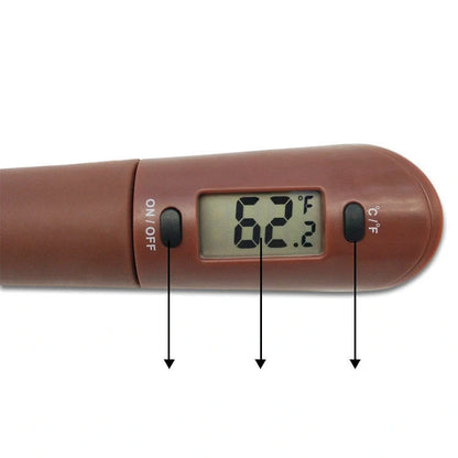 Digital Cooking Thermometer with Silicone Scraper Spatula for precise temperature monitoring