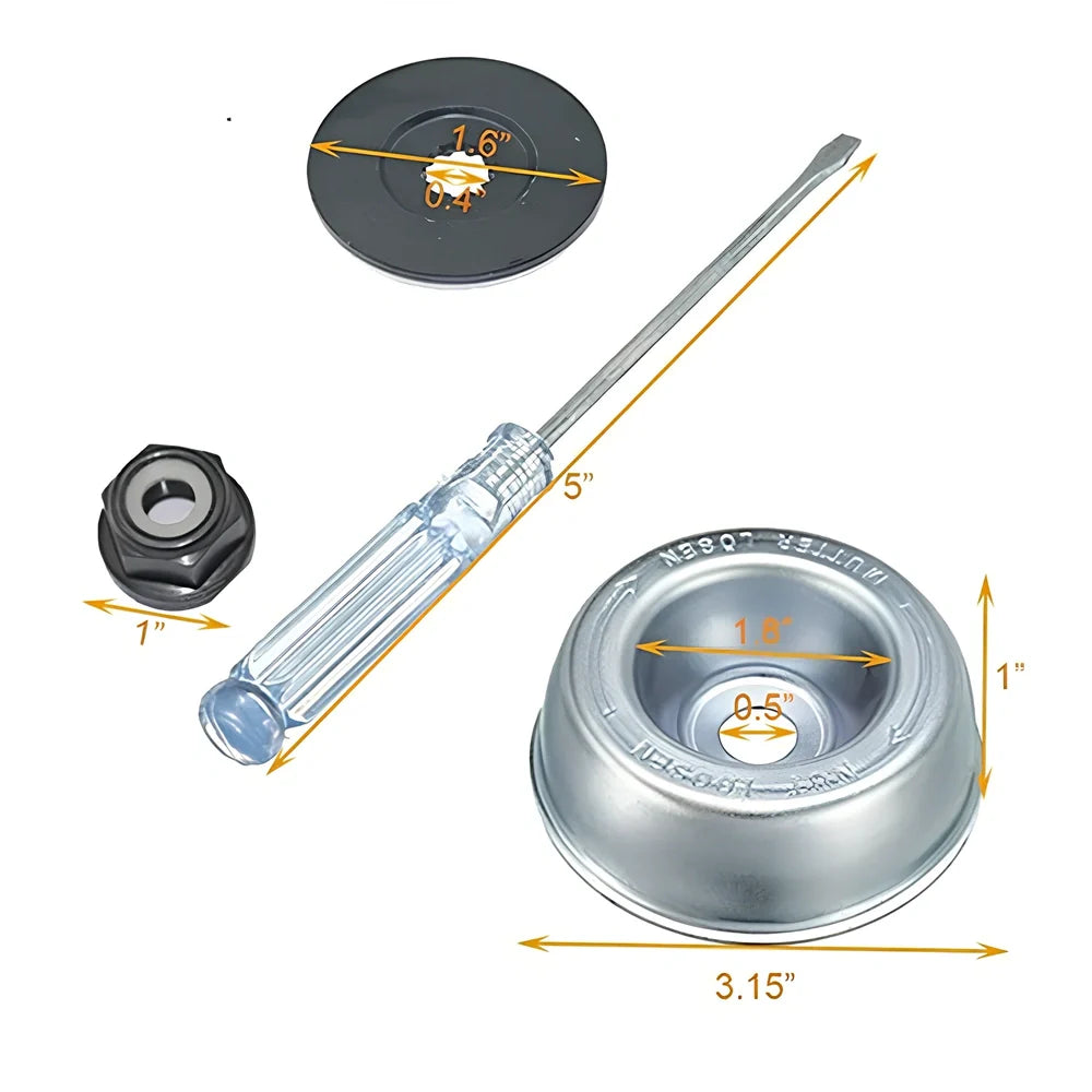 Stainless steel wire lawn mower head for garden weed and debris removal