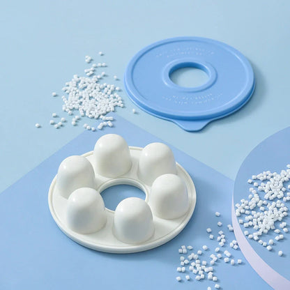 Donut-shaped ice cube mould for DIY chocolate fondant and jelly making