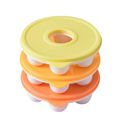 Donut-shaped ice cube mould for DIY chocolate fondant and jelly making