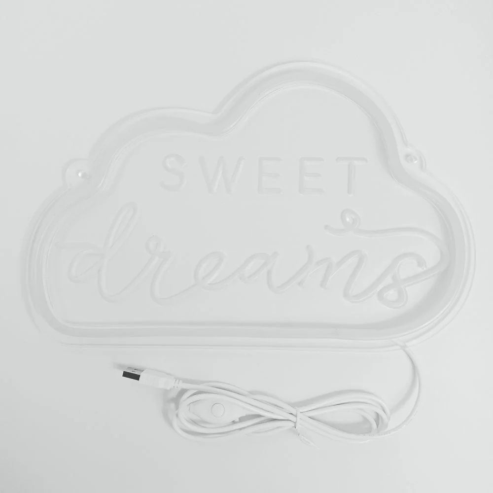 Customised LED neon light decoration with USB power option, vibrant glow for home and events