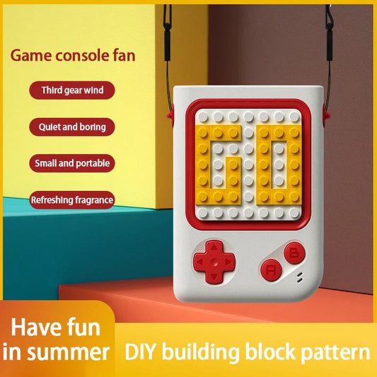Compact portable gaming fan with long-lasting battery and versatile design for enhanced gaming experience