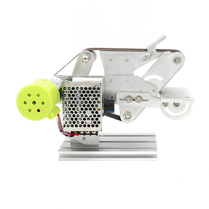 Compact 895 fixed-angle mini belt sharpener with adjustable speed for grinding small tool edges on desktop