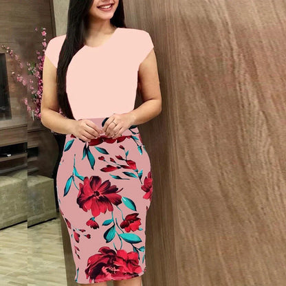 Elegant milk silk midi pencil dress in various sophisticated colours for professional UK women