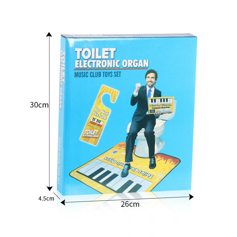 Toilet Electric Organ musical keyboard mat for bathroom entertainment