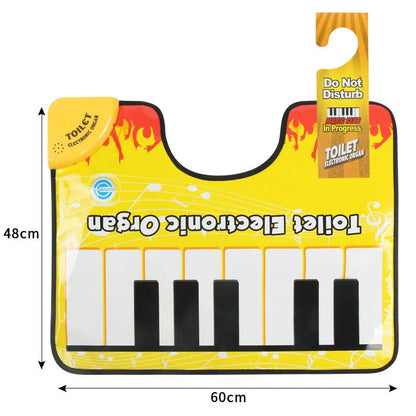 Toilet Electric Organ musical keyboard mat for bathroom entertainment