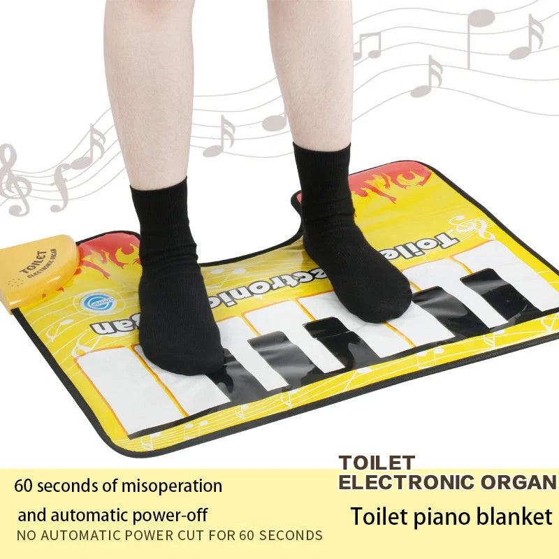 Toilet Electric Organ musical keyboard mat for bathroom entertainment