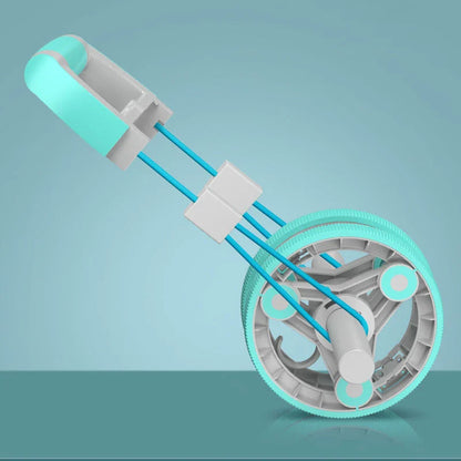 Multifunctional fitness equipment with 14 exercise modes for comprehensive home workouts, featuring abdominal muscle wheel, push-up bars, and more.