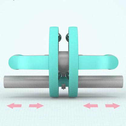 Multifunctional fitness equipment with 14 exercise modes for comprehensive home workouts, featuring abdominal muscle wheel, push-up bars, and more.