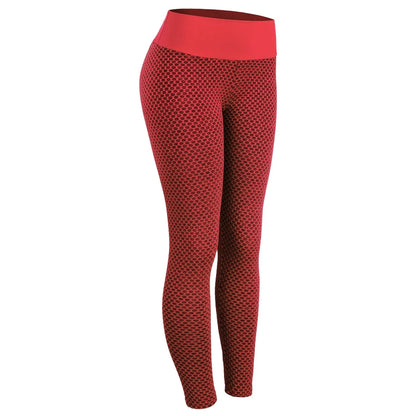 Premium high-waist seamless plaid leggings for women's yoga, fitness, and athleisure wear