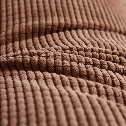 Plush lumbar cushion with adjustable headrest for comfortable back support on sofa or bed