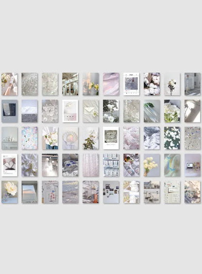 Japanese paper stickers 4x6cm with 50 different patterns for hand-tear craft applications
