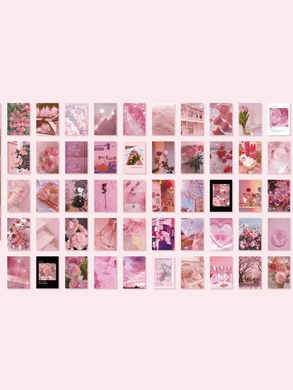 Japanese paper stickers 4x6cm with 50 different patterns for hand-tear craft applications