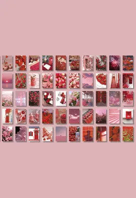 Japanese paper stickers 4x6cm with 50 different patterns for hand-tear craft applications