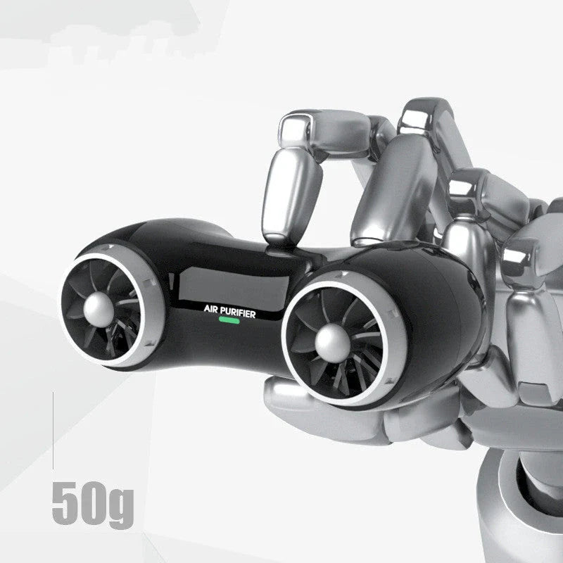 Premium car air purifier with advanced negative ion technology to remove pollutants and odors for a refreshed driving experience