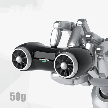 Premium car air purifier with advanced negative ion technology to remove pollutants and odors for a refreshed driving experience