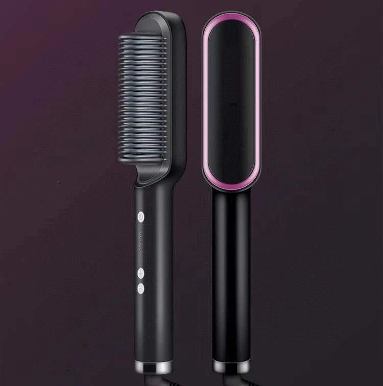 2-in-1 Hair Styler with Tourmaline Ceramic Heating, Intelligent Temperature Control, and Negative Ion Technology