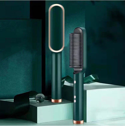 2-in-1 Hair Styler with Tourmaline Ceramic Heating, Intelligent Temperature Control, and Negative Ion Technology