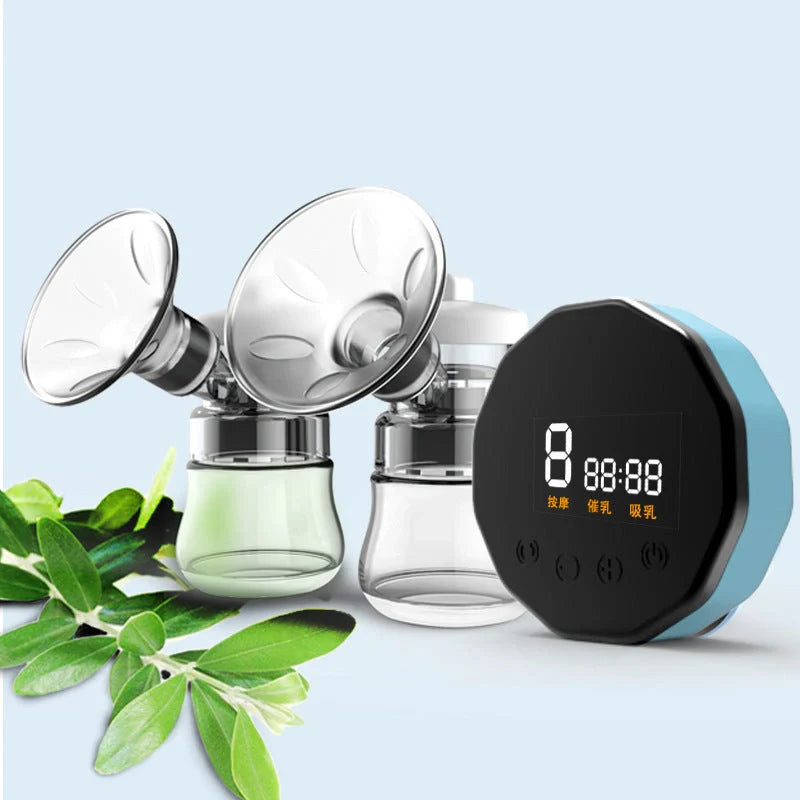 Electric Massage Breastfeeding Device with adjustable modes and compact design