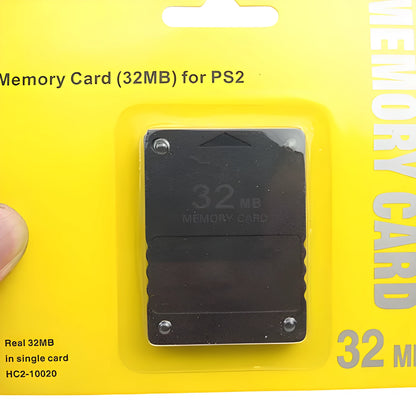 PS2 memory card plug-in storage card for PlayStation 2 game saves in 8M to 128M capacities