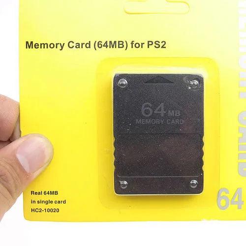 PS2 memory card plug-in storage card for PlayStation 2 game saves in 8M to 128M capacities