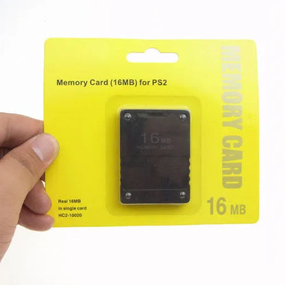 PS2 memory card plug-in storage card for PlayStation 2 game saves in 8M to 128M capacities
