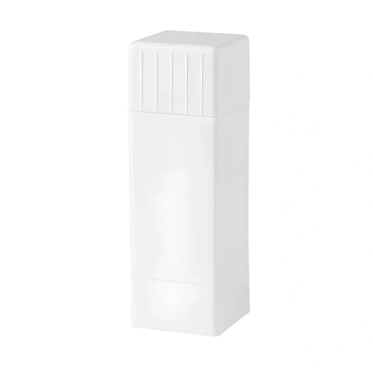 White polypropylene butter applicator box holding 6x6x3cm stick for kitchen use, temperature resistant -20°C to 140°C
