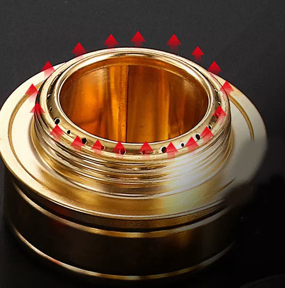Alocs Alcohol Stove Set for outdoor cooking with optional kettles