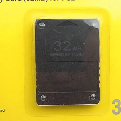 PS2 memory card plug-in storage card for PlayStation 2 game saves in 8M to 128M capacities