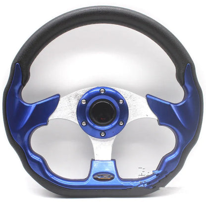 520 racing steering wheel in PU, modified general fit, model 5156F, shown in a choice of nine colours