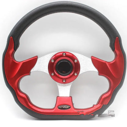 520 racing steering wheel in PU, modified general fit, model 5156F, shown in a choice of nine colours
