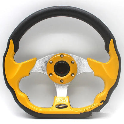 520 racing steering wheel in PU, modified general fit, model 5156F, shown in a choice of nine colours