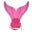Adjustable swim fins in various colors, perfect for mermaid-inspired water activities and building leg strength