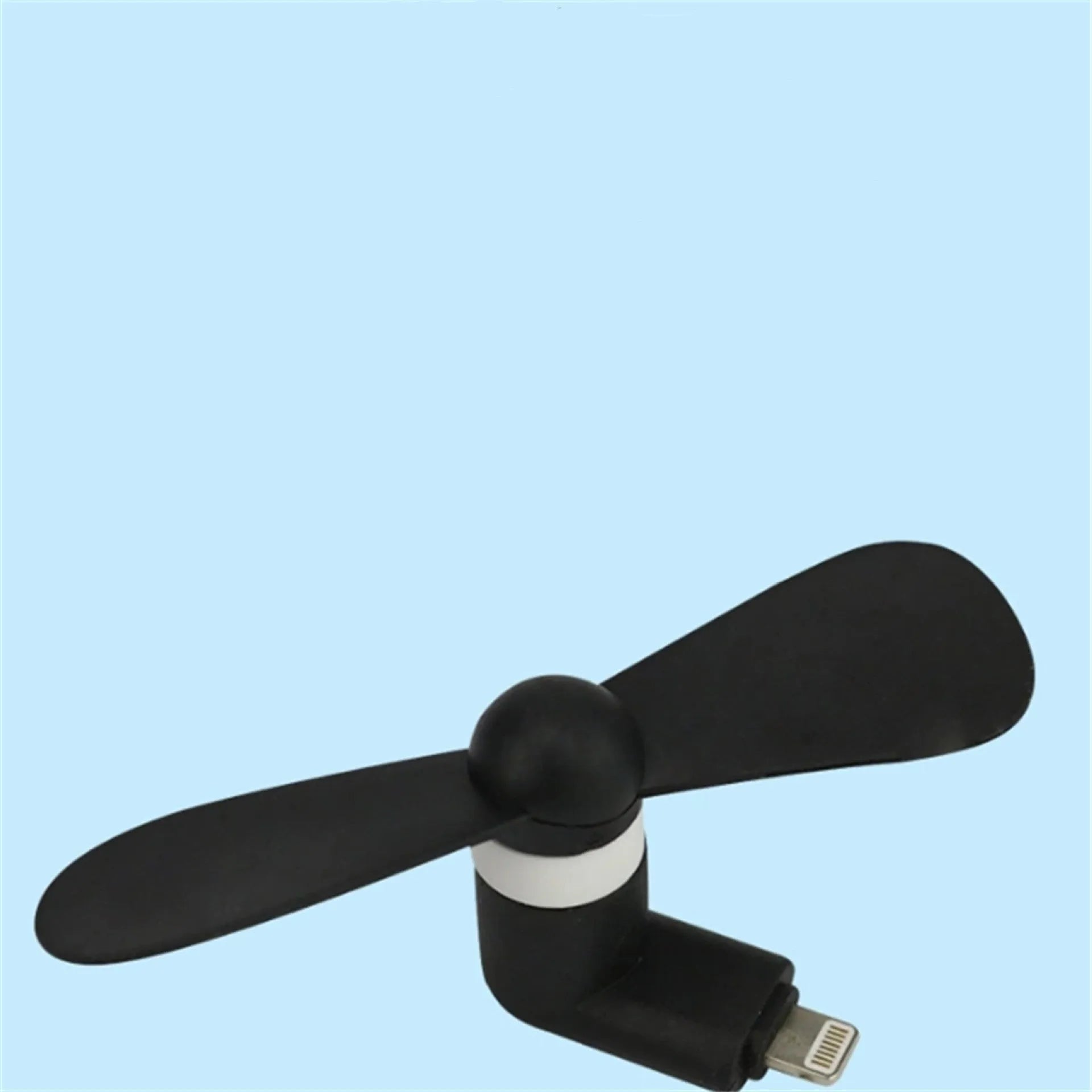 Portable mobile phone mini fan with rotary switch in multiple colour options