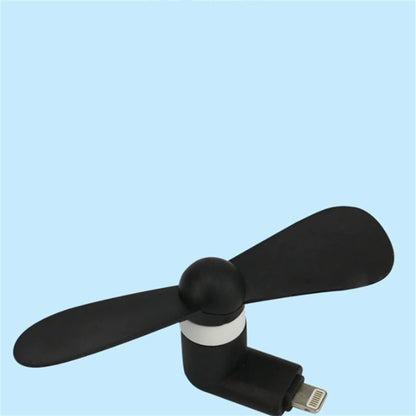 Portable mobile phone mini fan with rotary switch in multiple colour options