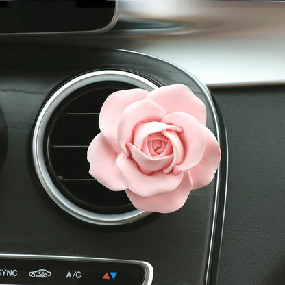 Premium Aroma Car Diffuser - Sleek, Minimalist Design with Plaster Construction for Long-Lasting In-Car Fragrance