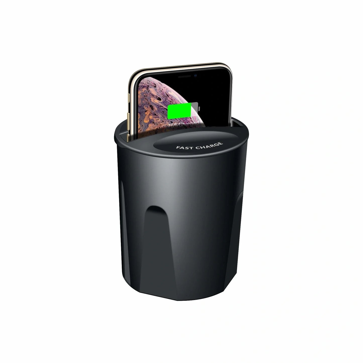 Car Wireless Charging Cup for Samsung phones with USB port