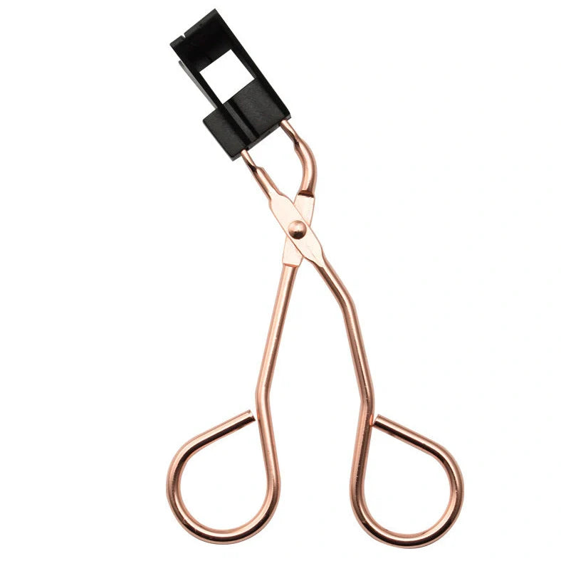 Quantum magnetic eyelash curler tool with 10.5cm length and rose red colour for applying magnetic lashes
