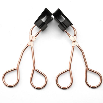 Quantum magnetic eyelash curler tool with 10.5cm length and rose red colour for applying magnetic lashes