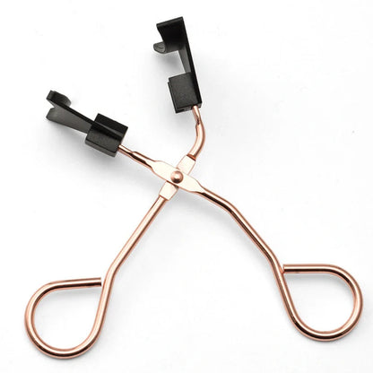 Quantum magnetic eyelash curler tool with 10.5cm length and rose red colour for applying magnetic lashes