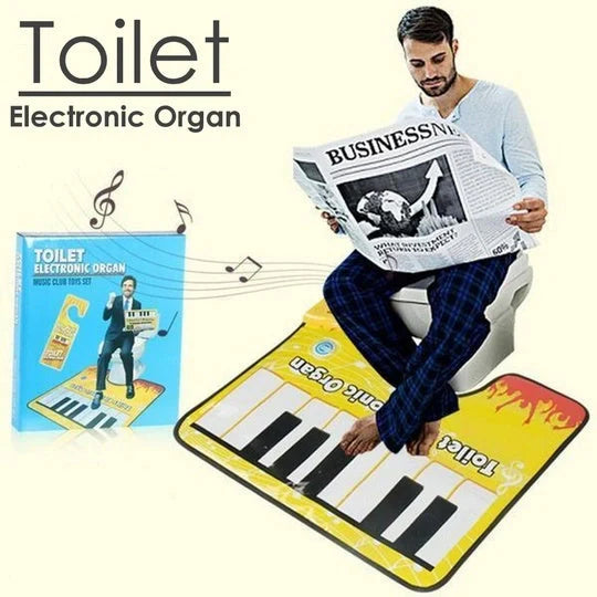 Toilet Electric Organ musical keyboard mat for bathroom entertainment