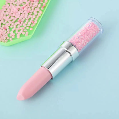 Diamond painting point drill pen tool for cross stitch embroidery in green pink purple colours