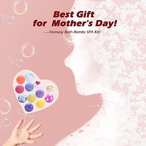 14-piece explosive salt ball gift box with varied fragrances for luxurious baths