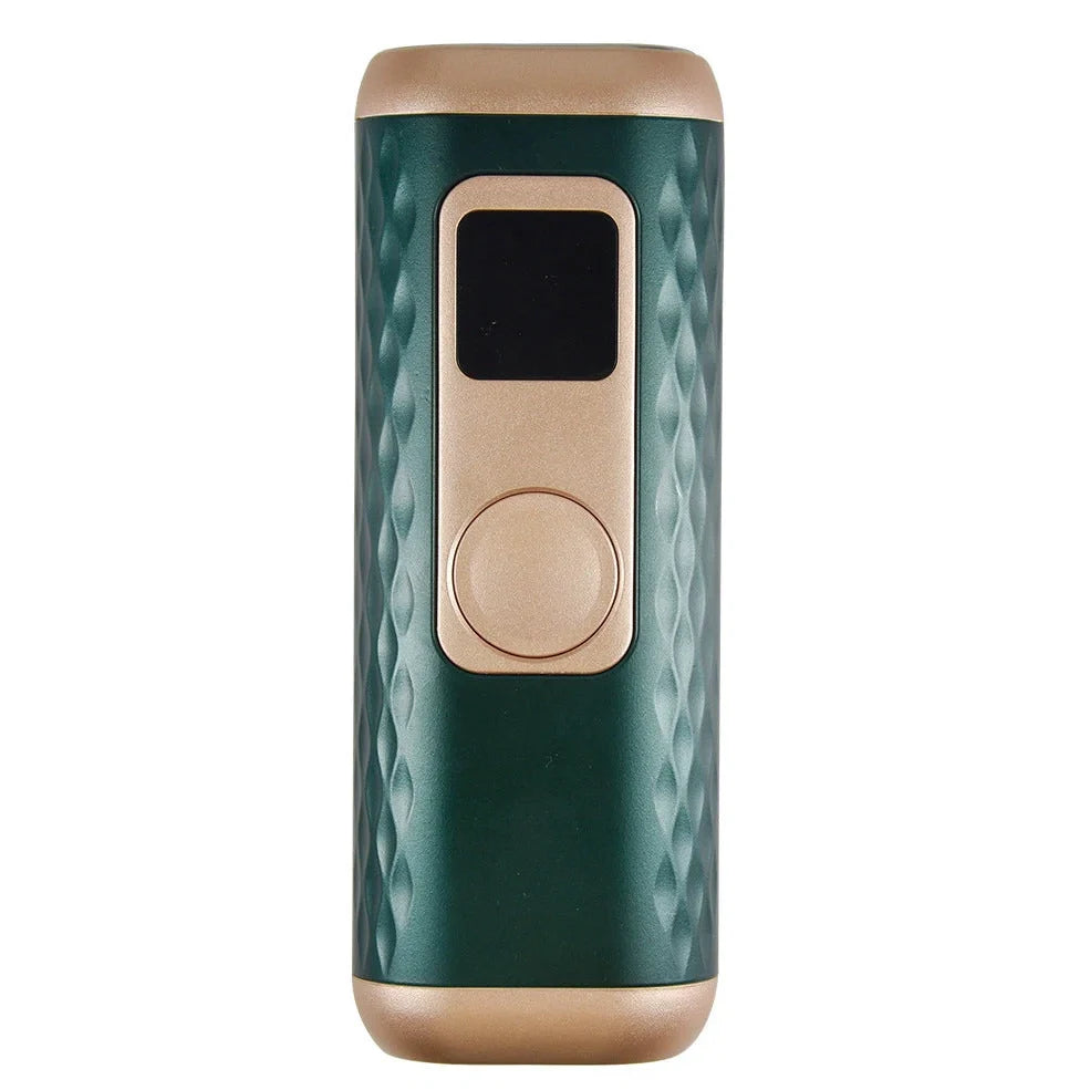 White IPL hair removal device with ice cold function and 5 intensity settings for home use