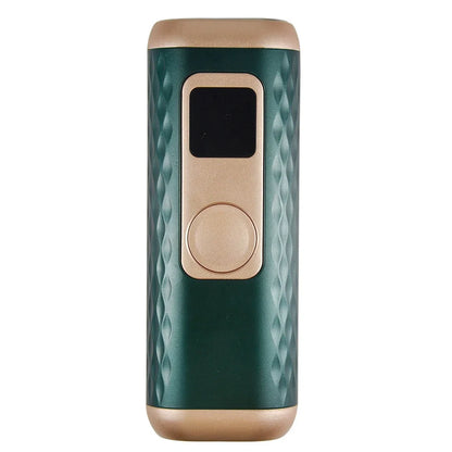 White IPL hair removal device with ice cold function and 5 intensity settings for home use